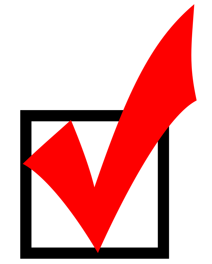 clipart voting check mark - photo #16