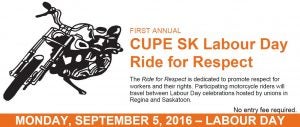 Labour Day Ride for Respect Banner